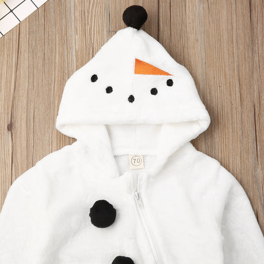 Pijama Enterizo Muñeco de Nieve con Capucha - Image 12