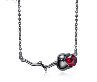 Collar de Flor en Oro Rosado - Diseño Europeo y Americano - Image 8