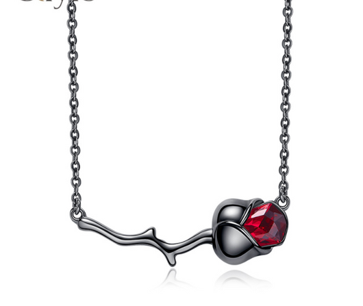 Collar de Flor en Oro Rosado - Diseño Europeo y Americano - Image 8