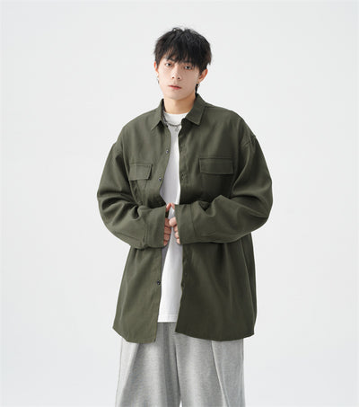 Camisa Jacket Casual Oversize para Hombre - Talla Grande - Image 29