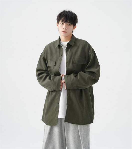 Camisa Jacket Casual Oversize para Hombre - Talla Grande - Image 29