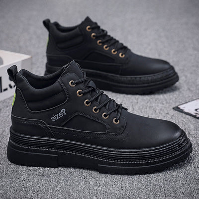 Botas Altas Estilo Británico para Hombre con Suela Reforzada - Image 2