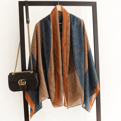 Pañoleta Grande Estilo Coreano Mujer - Foulard Algodón Lino Primavera Otoño - Image 6