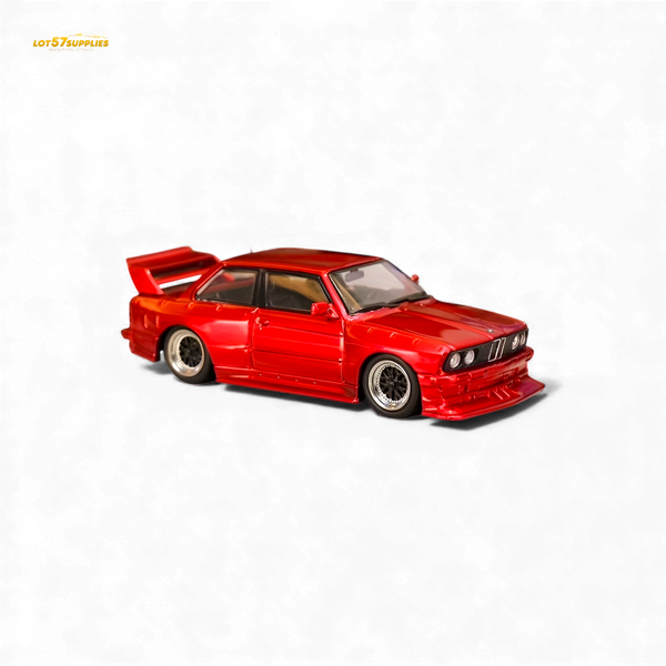 SW BMW E30 M3 LTO Modificado Vermelho 1:64