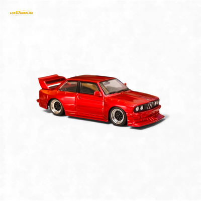 SW BMW E30 M3 LTO Modificado Vermelho 1:64
