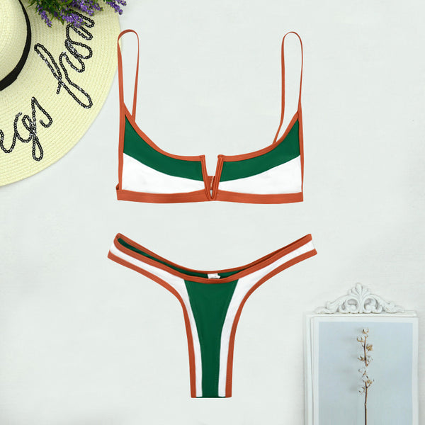 Bikini Dividido Estilo Europeo Sexy y Moderno - Image 5