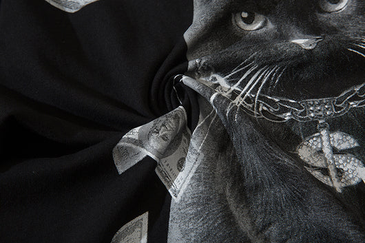 Playera Estampada con Gatos para Hombre - Image 13
