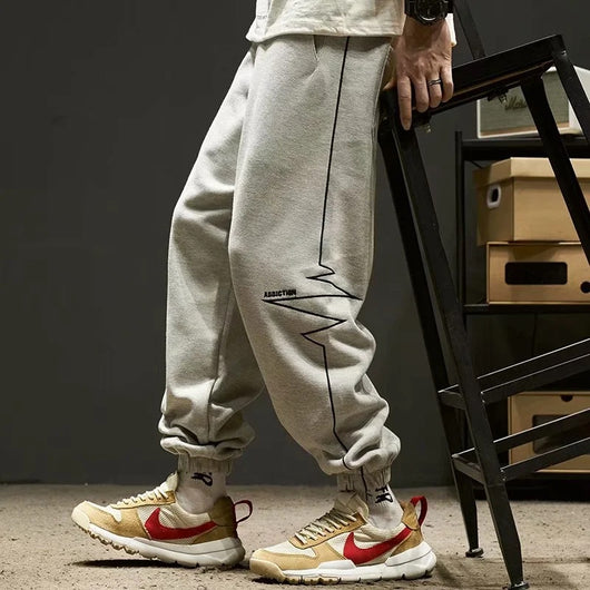 Pantalones Deportivos Hombre Cintura Elástica con Franjas Laterales - Image 10
