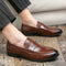 Zapatos de Cuero Minimalistas Punta Afilada Estilo Británico