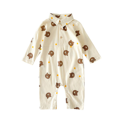 Pijama Enterizo de Algodón con Dibujos Animados para Bebé - Image 7