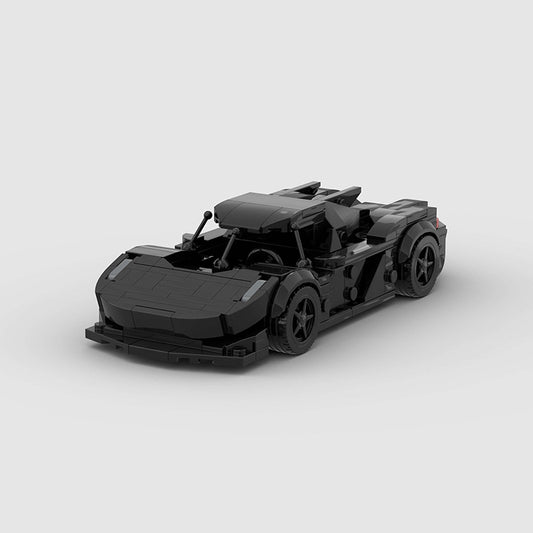 Auto de Carreras Compatible con Lego - Juego de Construcción Modular para Niños
