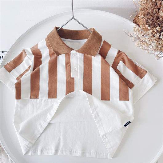 Playera de Rayas para Niño - Manga Corta Fresca y Cómoda - Image 9