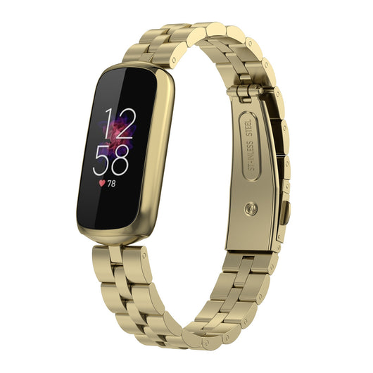 Pulsera de Acero Inoxidable con Tres Cuentas y Cierre Ajustable - Image 22