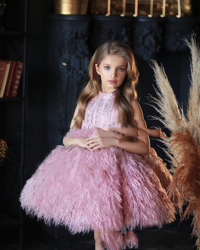 Vestido de Fiesta Floral para Niña de Un Año - Diseño Piano - Image 8