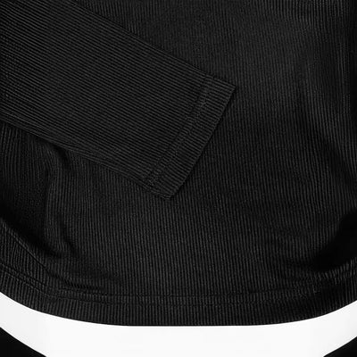 Blusa Crop Top Cuello Redondo Manga Larga para Mujer - Image 4