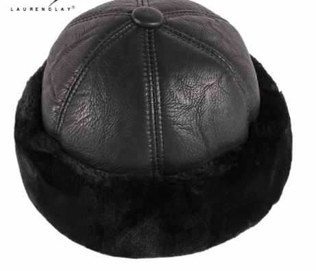 Gorro de Cuero Térmico para Hombre - Diseño Clásico sin Visera - Image 6