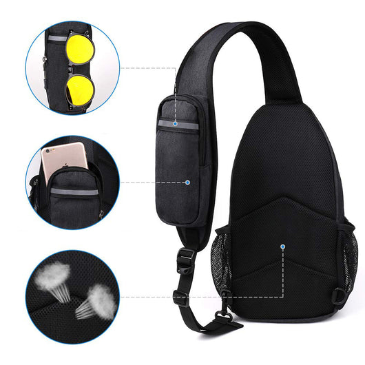 Bolsa de Pecho para Hombre - Mochila Bandolera Deportiva - Image 6