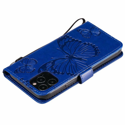 Funda de Cuero para Teléfono con Mariposa Prensada - Image 53