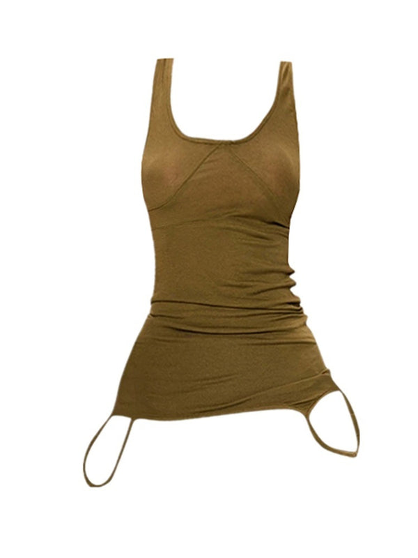 Chaleco Tejido Verde con Doble Correa - Top Reductor de Silueta para Mujer - Image 3