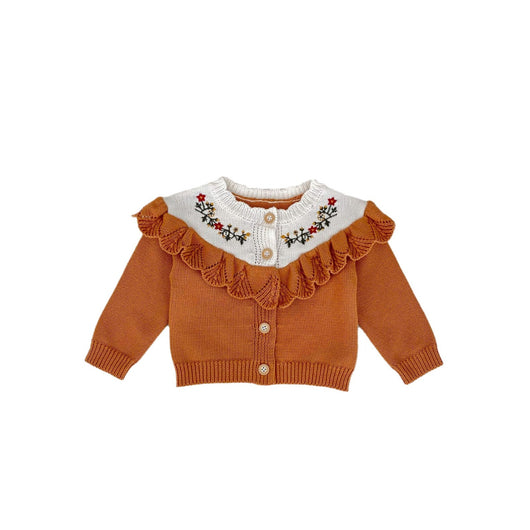 Cardigan de Encaje de Algodón para Bebé Niña - Manga Larga Otoño - Image 5