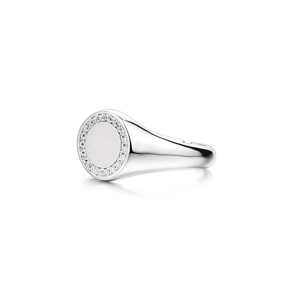 Anillo de Plata Esterlina para Niños con Diseño Moderno