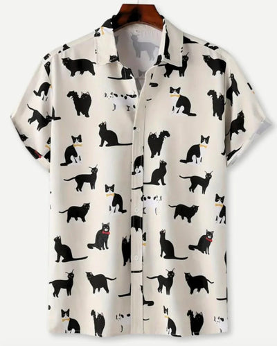 Camisa Hawaiana de Manga Corta con Solapa - Image 9