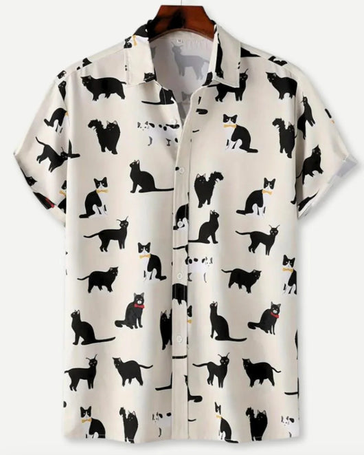 Camisa Hawaiana de Manga Corta con Solapa - Image 9