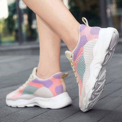 Tenis Deportivos Colorblock para Mujer - Ligeros, Transpirables y Versátiles - Image 4