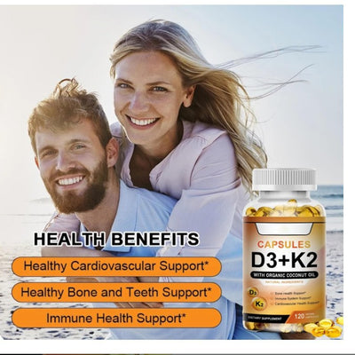 Cápsulas Blandas de Vitamina D3 y K2 de Alta Potencia - Image 5
