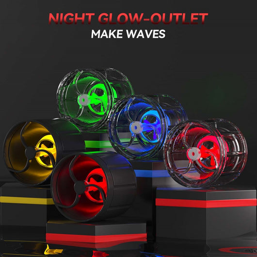 Acuario con Luz Nocturna LED - Efecto Olas Naturales - Image 19