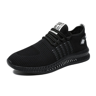 Zapatos Planos Respirable de Malla Negra - Image 7