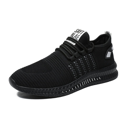 Zapatos Planos Respirable de Malla Negra - Image 7