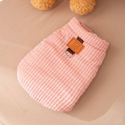 Abrigo Térmico para Perros Pequeños y Medianos - Chaleco Acolchado Cuadrille para Otoño e Invierno