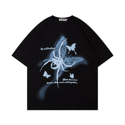 Camiseta Estampado Mariposa Araña para Hombre - Image 15