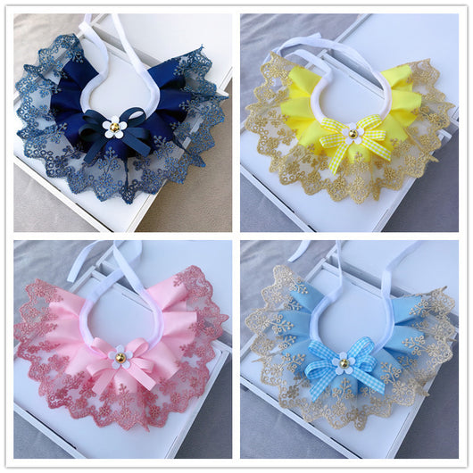 Babero de Encaje para Mascotas - Pañoleta Absorbente para Perros y Gatos - Image 6