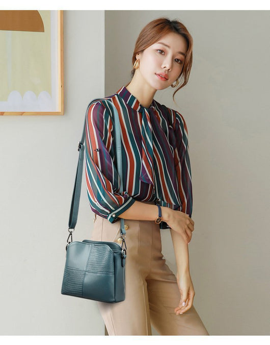 Bolso Bandolera Literario de Gran Capacidad - Estilo Retro Minimalista - Image 7