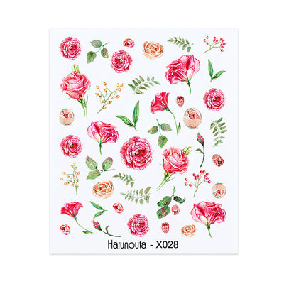 Stickers de Uñas Mariposas, Flores y Hojas - Diseños Artísticos - Image 14