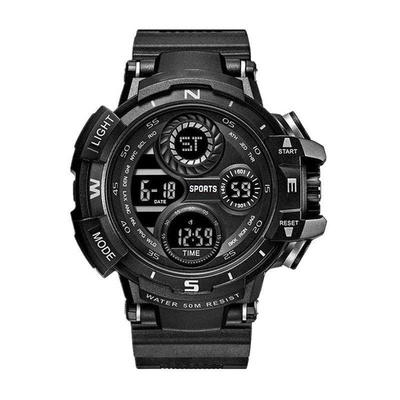 Reloj Deportivo LED Impermeable para Estudiantes - Pantalla Grande