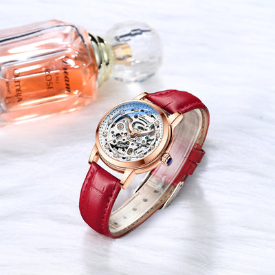 Reloj Mecánico Automático Hueco Diamond con Resistencia al Agua