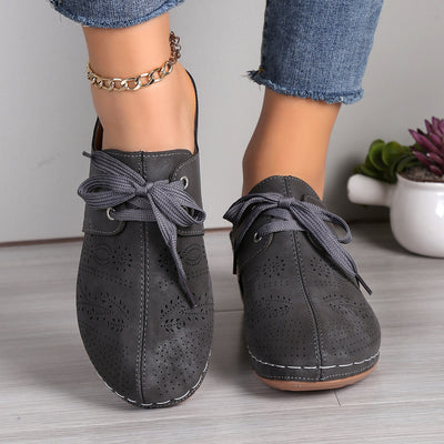 Sandalias Deportivas Mujer Verano con Cuña y Encaje - Chanclas Huecas Transpirables - Image 26