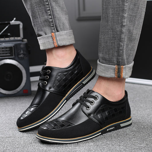 Zapatos Casuales para Hombre con Cordones y Diseño Entrelazado - Image 8