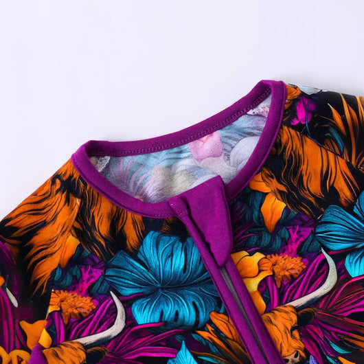 Pijama Enterizo para Bebé con Cierre Doble y Botines Integrados - Image 2