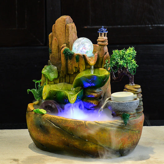 Fuente Feng Shui Rueda de la Fortuna para Atracción de Abundancia - Image 12