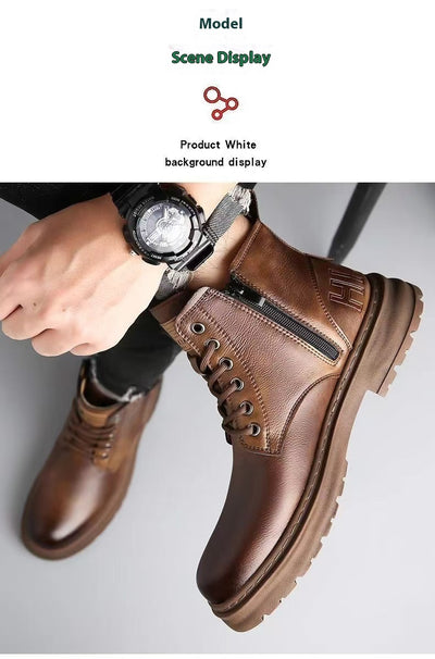 Botas Martin Impermeables con Suela Reforzada para Trabajo y Senderismo - Image 10