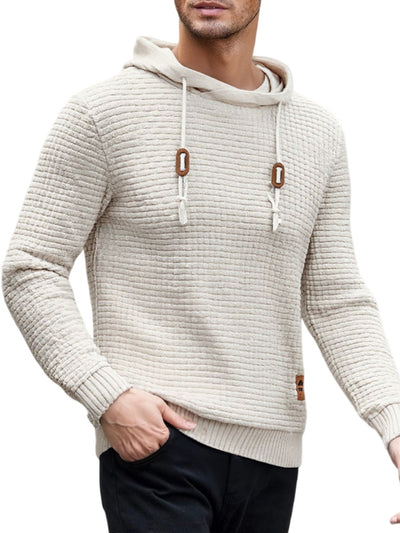 Sudadera con Capucha Tejida Casual para Hombre - Image 3
