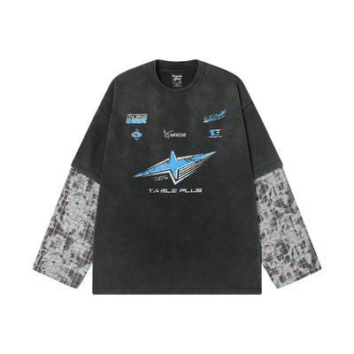 Playera Estampada Water XINGX para Hombre - Primavera y Otoño - Image 9