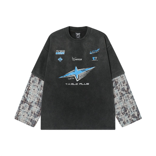 Playera Estampada Water XINGX para Hombre - Primavera y Otoño - Image 9