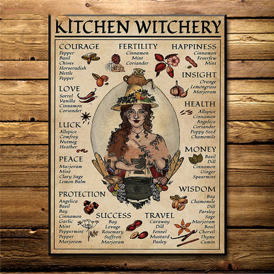 Póster de Brujería Witchcraft Nórdico con Magia Divertida