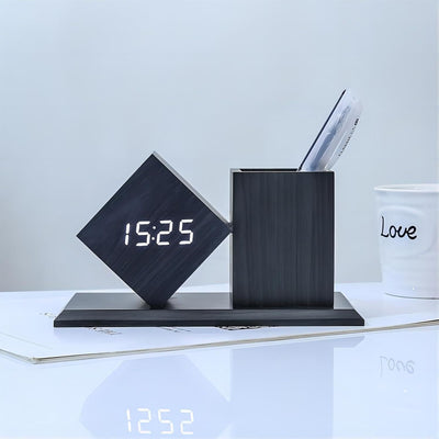 Reloj Despertador con Organizador de Escritorio - Image 2
