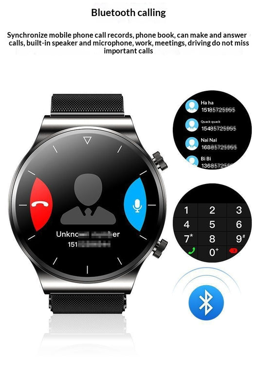 Reloj Inteligente Deportivo con Llamadas Bluetooth, Monitor de Frecuencia Cardíaca y Glucosa - Image 27